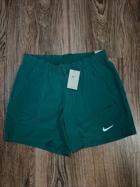 Nike Court Victory Men's Dri-FIT 7" Tennis Shorts Teal Green FD8721-341 size XL